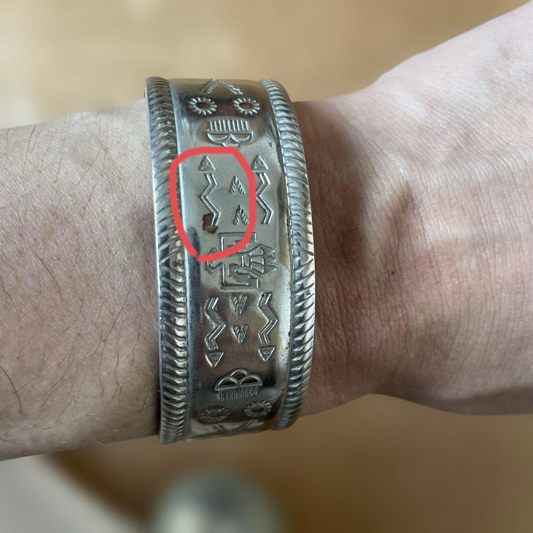 50s ナバホバングル　ヴィンテージ　インディアンジュエリー