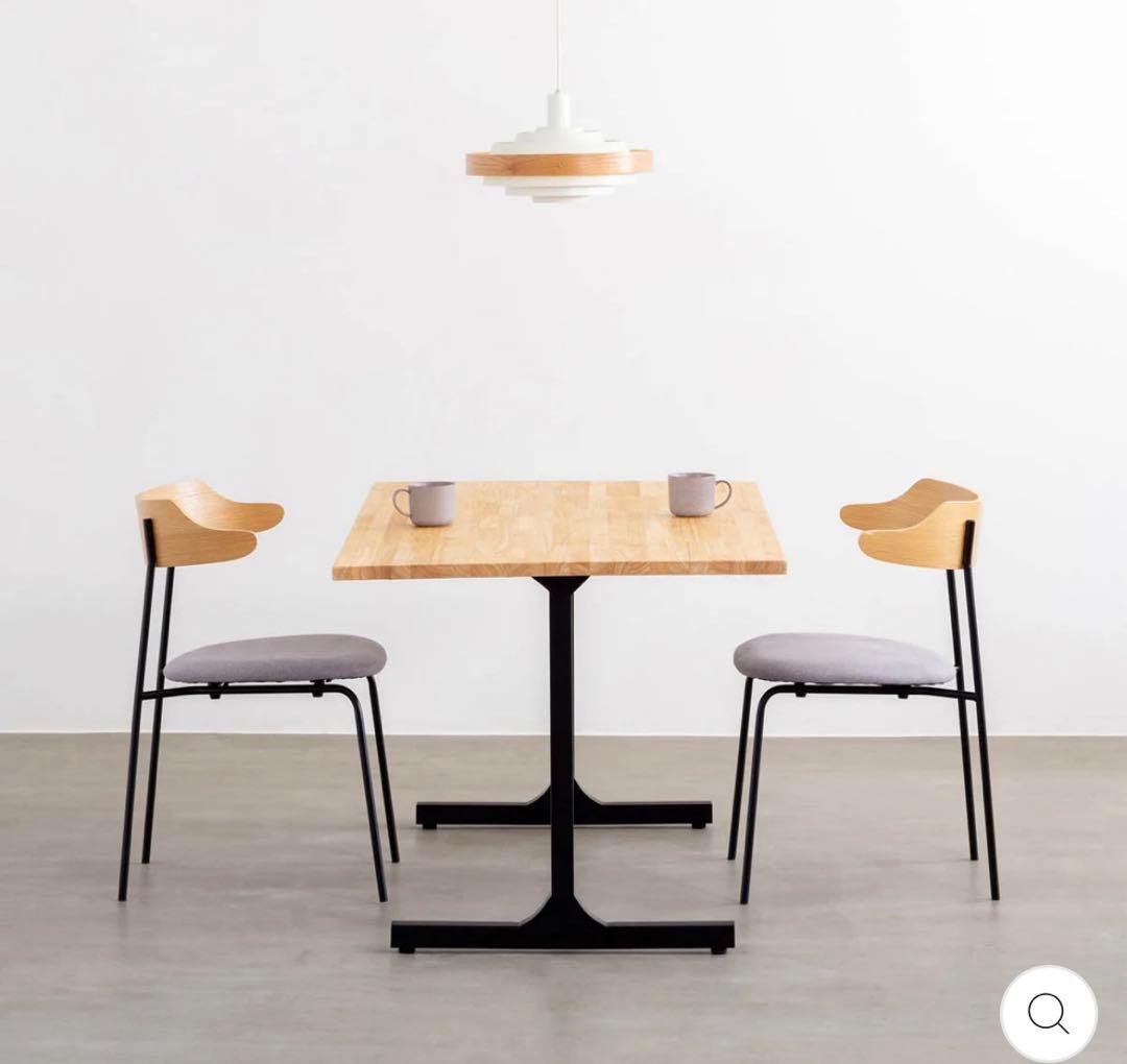 kanademono ダイニングテーブル ラバーウッドA 140×80