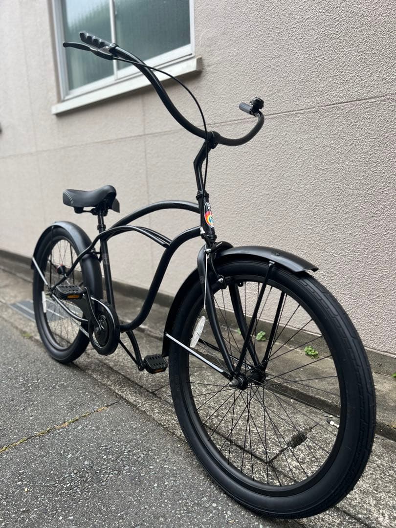 レインボービーチクルーザー PCH101 26 ダースベーダー BK 新品