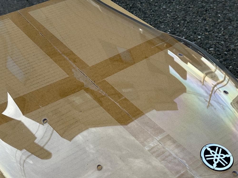 送料込 美品 ワイズギア製 ロングスクリーン 4D9 マジェスティ SG20J