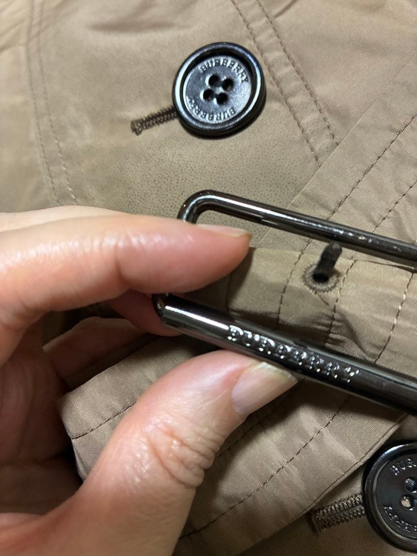 美品◽️BURBERRY ナイロントレンチコート サイズ44 ベージュ