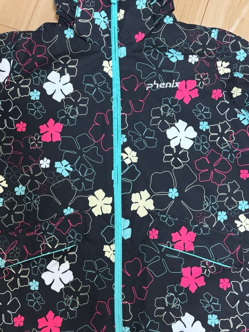 子ども用スキーウェア 160サイズ フラワープリント