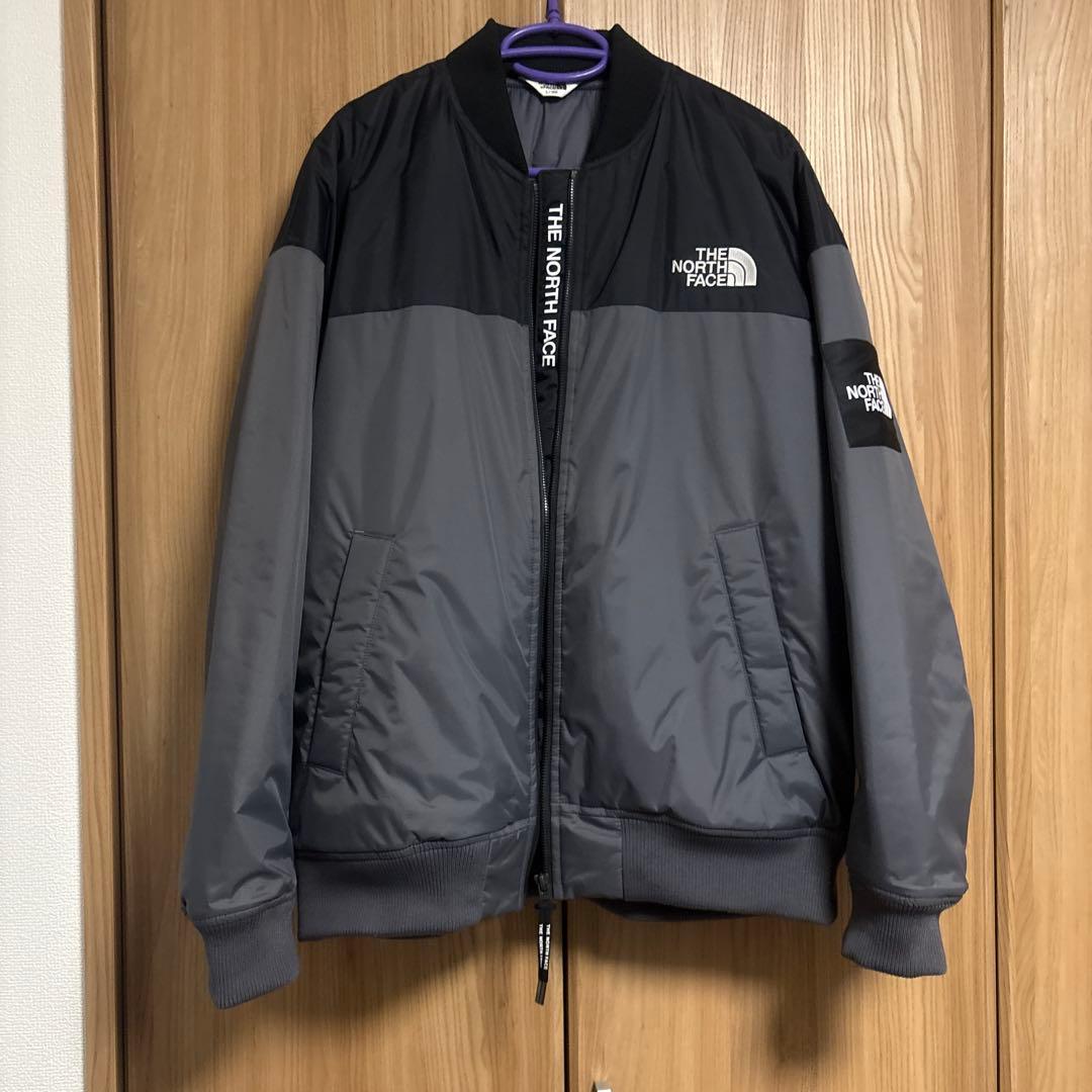 THE NORTH FACE MA-1ジャケット グレー/ブラック