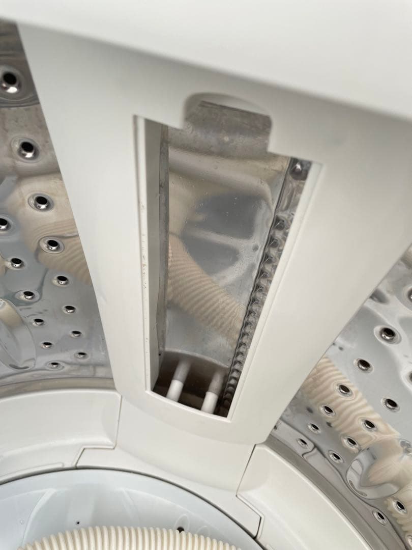 896 ヤマダ 風乾燥機能付き 5kg洗濯機 ホワイト コンパクト 一人暮らし