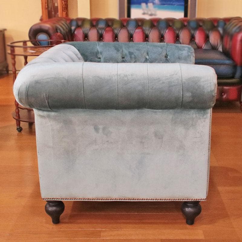 ベルベット ソファセット グリーン 3人がけ 122-340