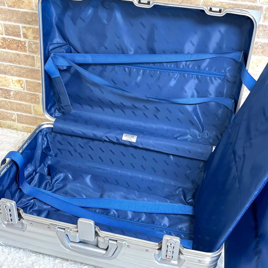 【美品】 リモワ トパーズ キャリーケース スーツケース 2輪 64L アルミ