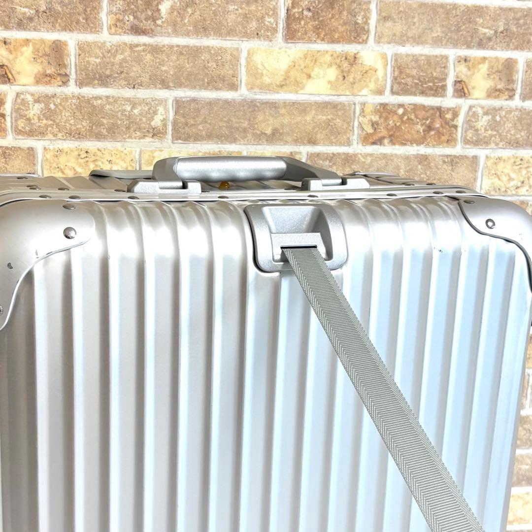 【美品】 リモワ トパーズ キャリーケース スーツケース 2輪 64L アルミ