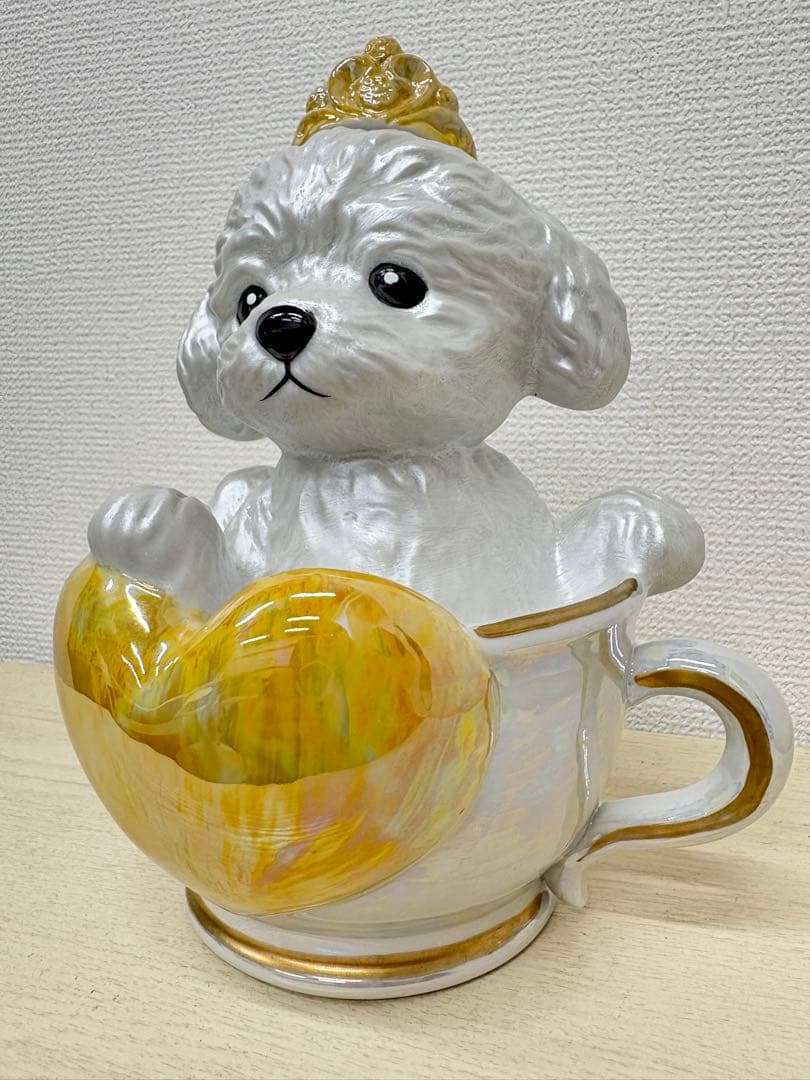 ティーカッププードル デキャンタ ブラン