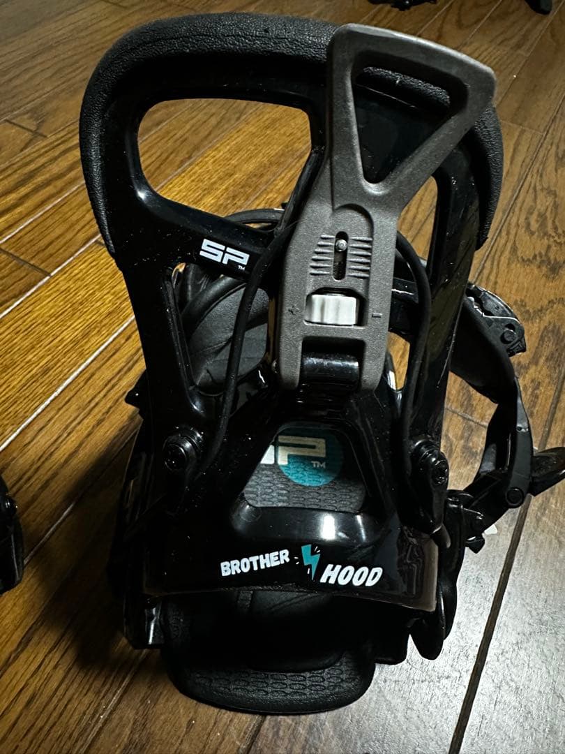 SPスノーボードビンディング ブラック/ブルー