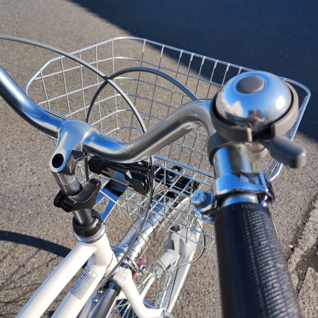 【美品】ママチャリ『引き渡し限定』あさひ パールホワイト 26インチ 変速なし