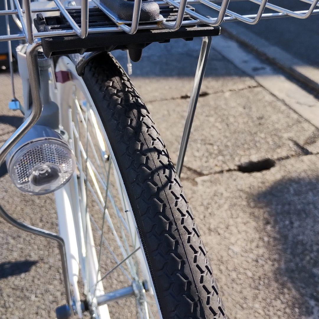 【美品】ママチャリ『引き渡し限定』あさひ パールホワイト 26インチ 変速なし