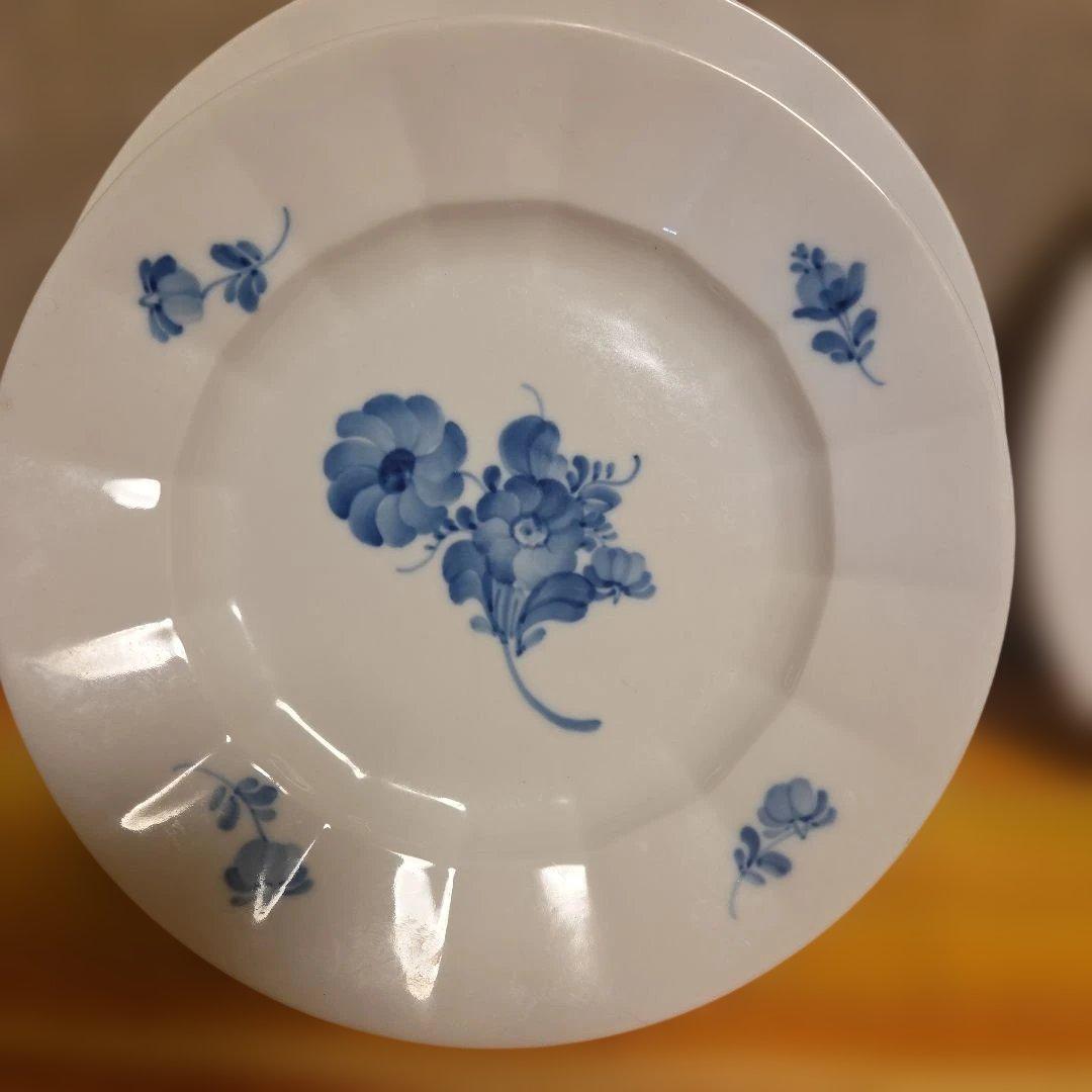 ロイヤルコペンハーゲン　ブルーフラワー　22cmプレート　４セット