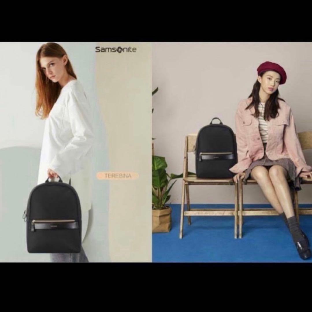 【新品】 Samsonite ナイロン バックパック リュック ブラック