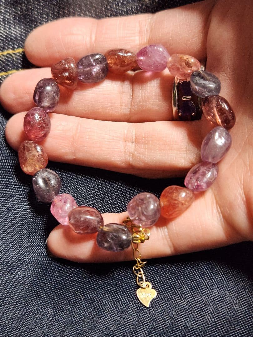 天然石ブレスレット　スピネル