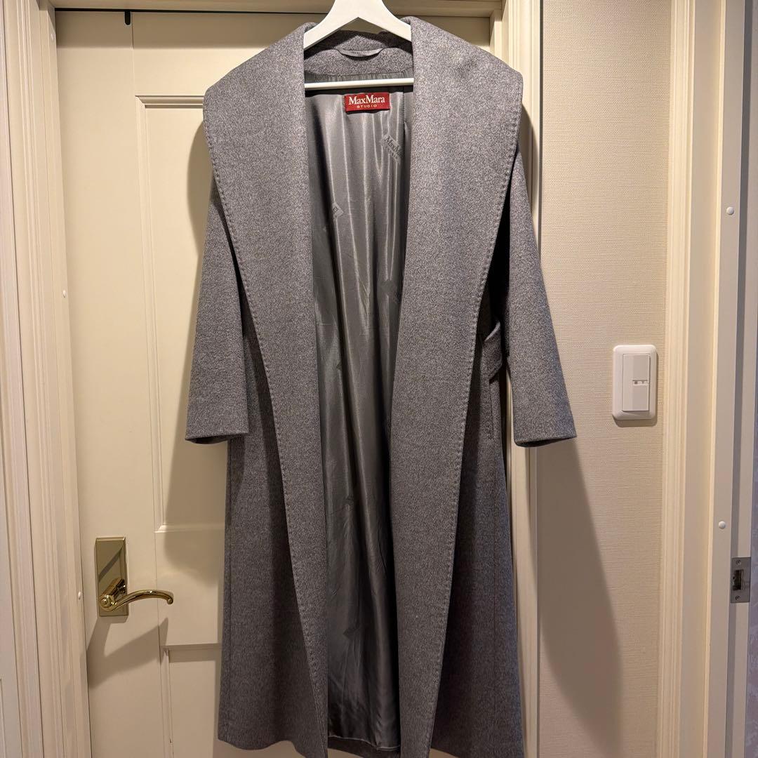 MaxMara グレー ロングコート