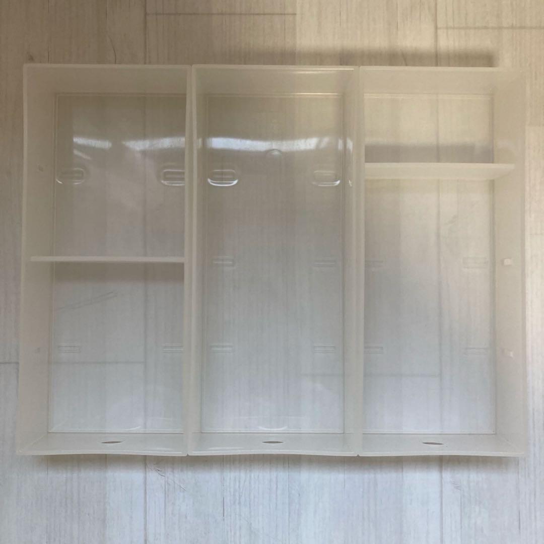 【4点セット】無印良品 ポリプロピレン小物収納ボックス 半透明 3段 6段