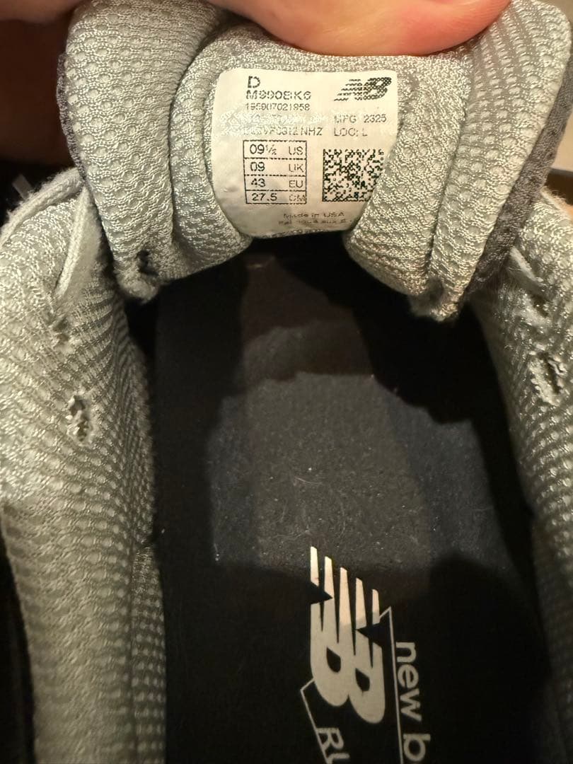 靴 new balance 990v6 / BLK Made in USA 27.5