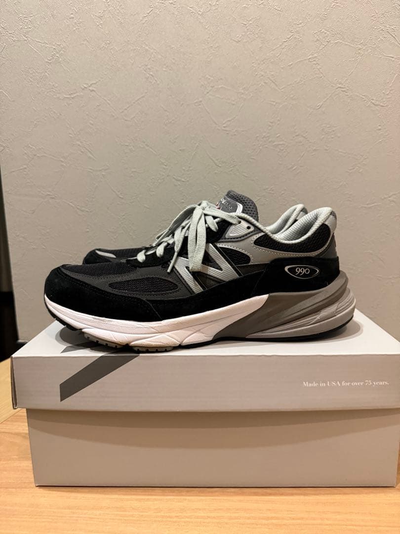 靴 new balance 990v6 / BLK Made in USA 27.5