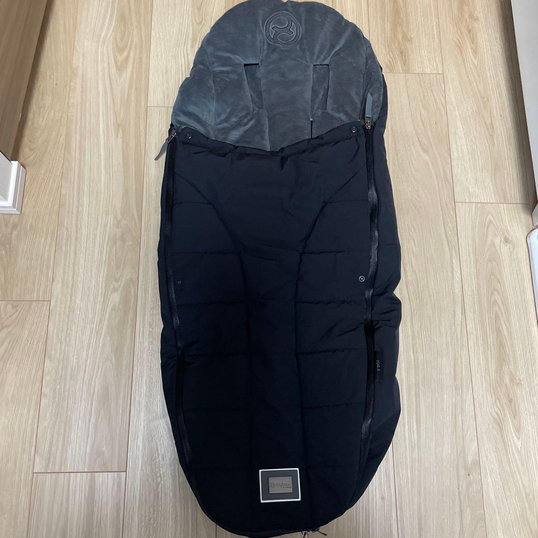 Cybex ベビーカー用フットマフ ブラック