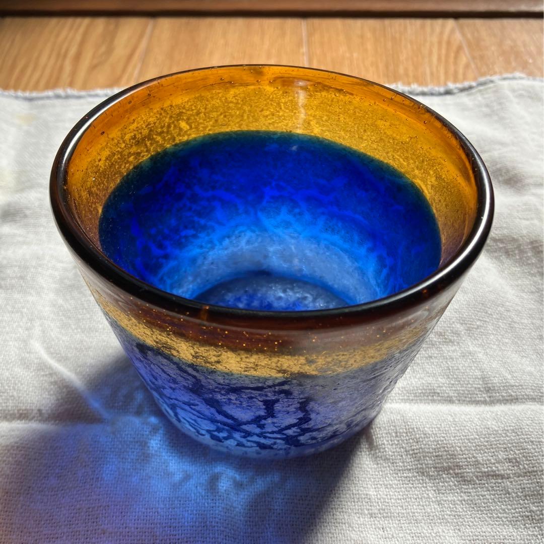 本日限定　希少　稲嶺盛吉作　アイスカット　グラス　おちょこ　小鉢