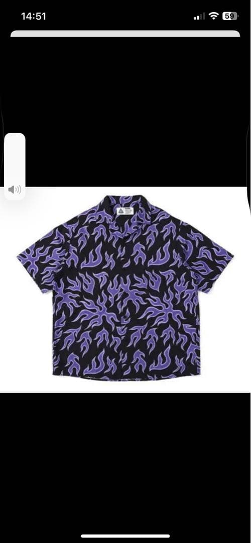 ゴ*ス様 Lサイズ S/S FIRE SHIRT チャレンジャー 半袖 ファイヤ