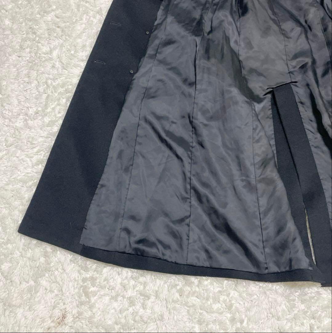 【美品 】アナイ カシミヤ ダブルチェスター ロングコート ベルト付きS 黒
