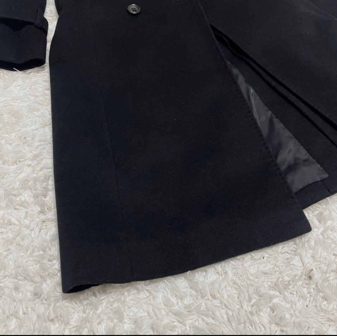 【美品 】アナイ カシミヤ ダブルチェスター ロングコート ベルト付きS 黒