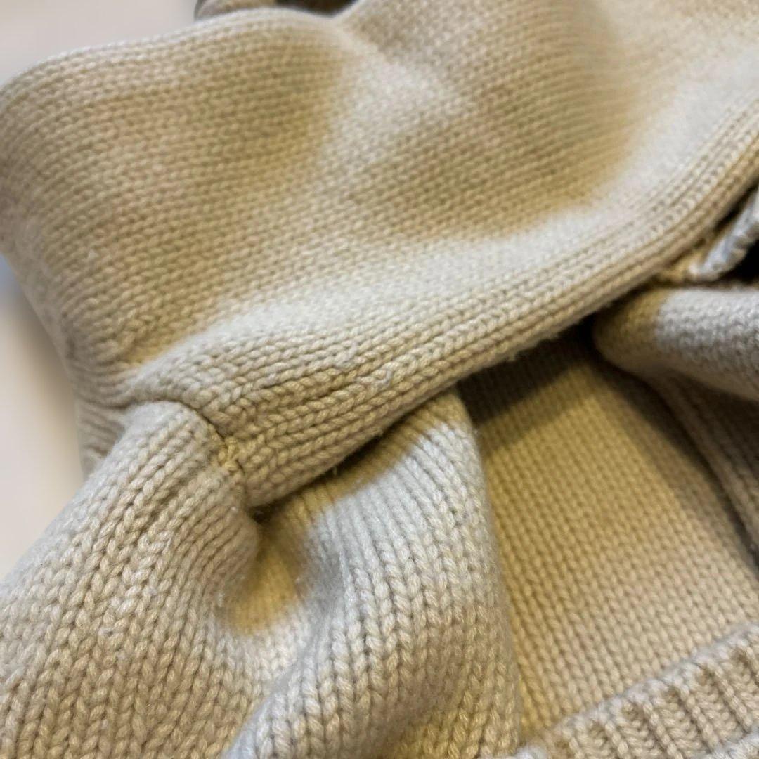 BLAMINK グレージュ　38 カシミヤ　タートルネック セーター