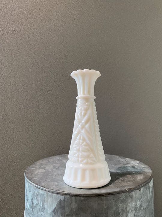 花瓶 ガラス フラワーベース ① ビンテージ アンティーク 美品