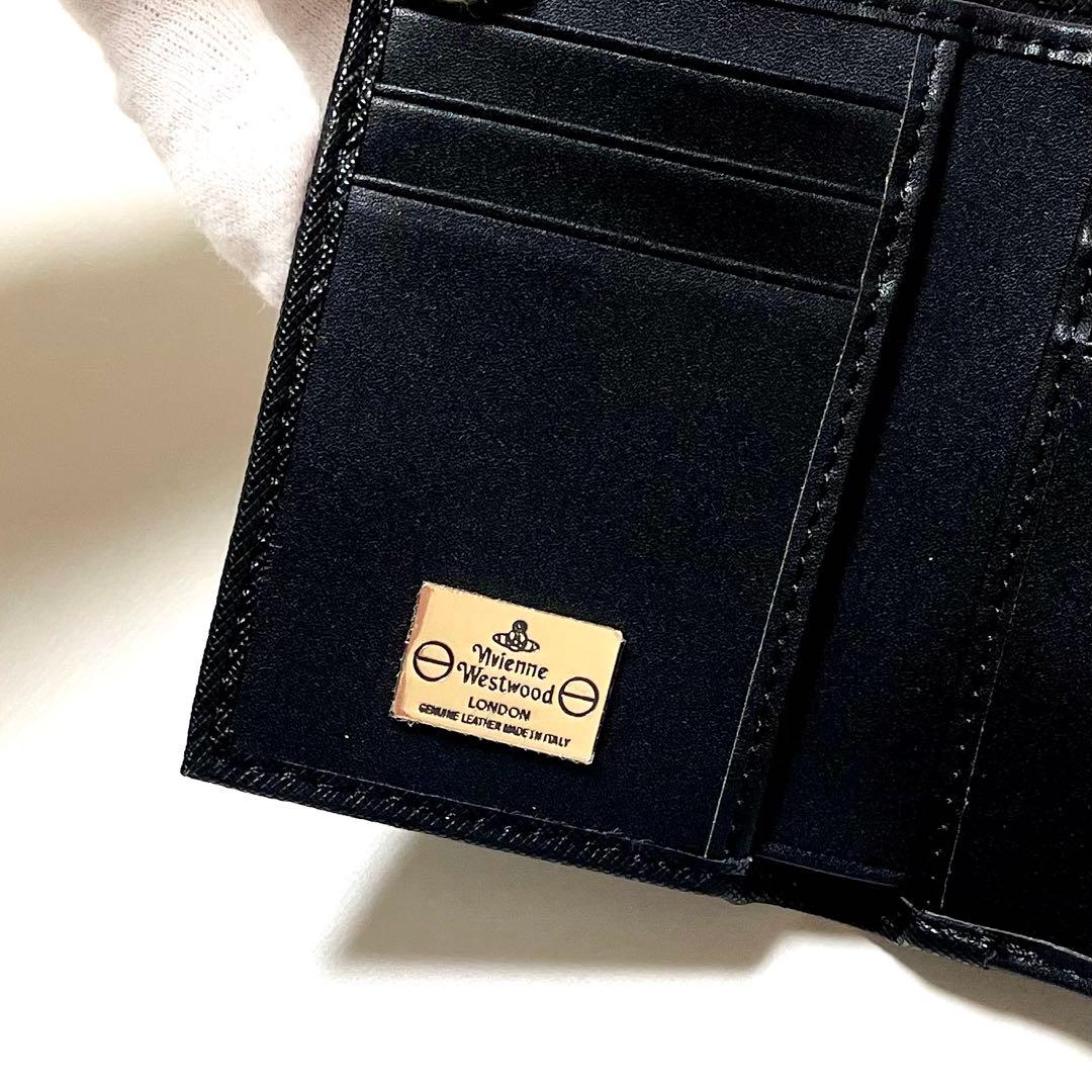 Vivienne Westwood 三つ折り財布　ブラック