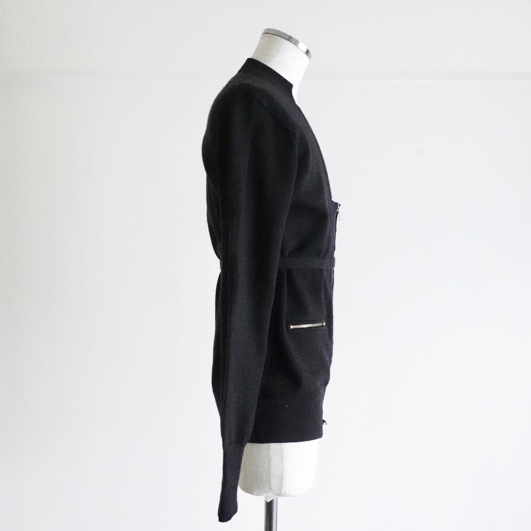 TOGA PULLA ウール　ベルテッドニットジャケット　ブラック　トーガプルラ