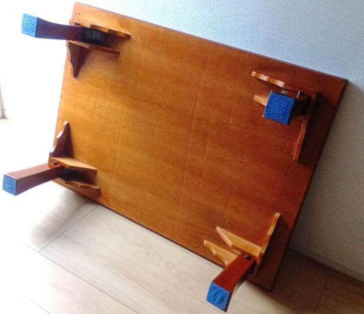 【直接引取り限定】中古美品　折り畳み　ちゃぶ台　座卓　ローテーブル　軽量