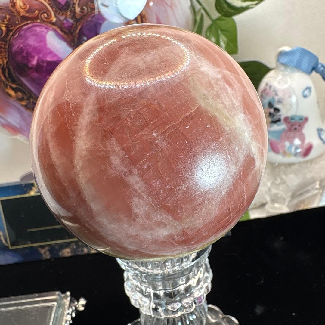 レア♡ピンクカルサイとホワイトカルサイト共生スフィア♡No.2577