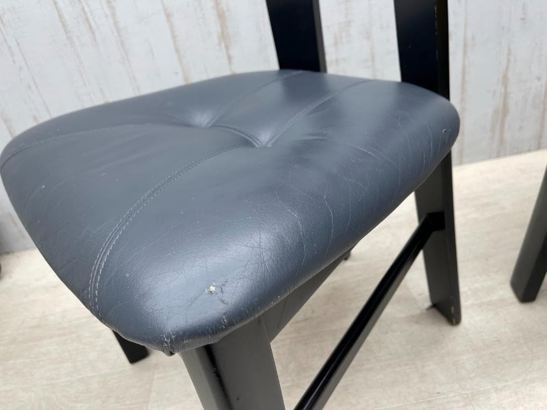 カリモク ダイニングチェア ハイバック 2脚 まとめて アームレス 食卓椅子