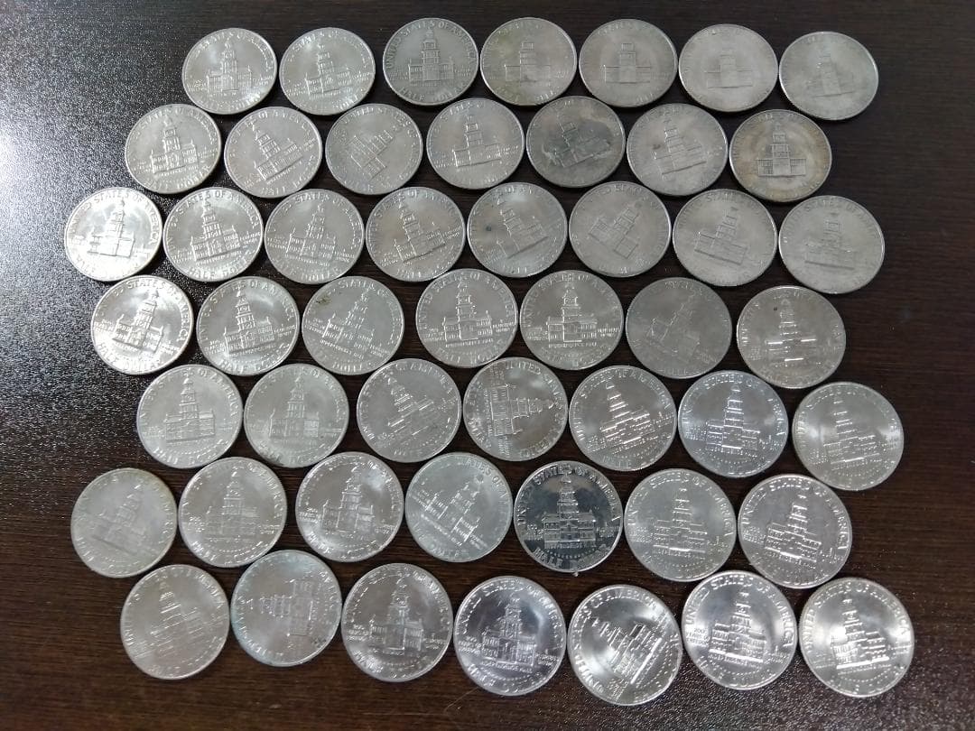 【アメリカ・大量】１９７６年 建国２００年記念 ハーフダラー５０枚！