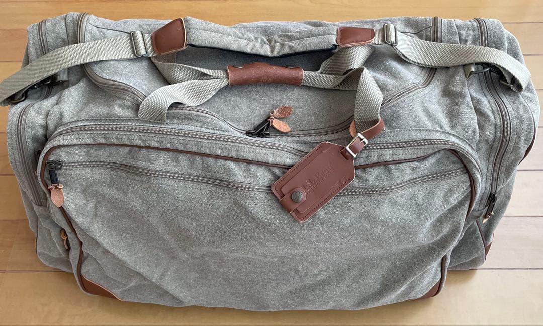 L.L.Bean キャンバス　遠征　旅行　バッグ 特大　ショルダーカーキ
