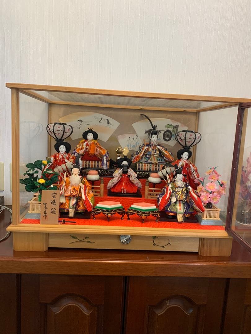 雛人形セット 3段飾り　破格の昭和芸術作品、宝珠雛　格安お値打ち！