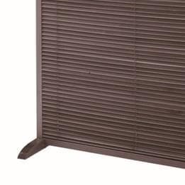 1連パーティション 衝立(高さ119cm) JP-LB1　ブラウン　茶色