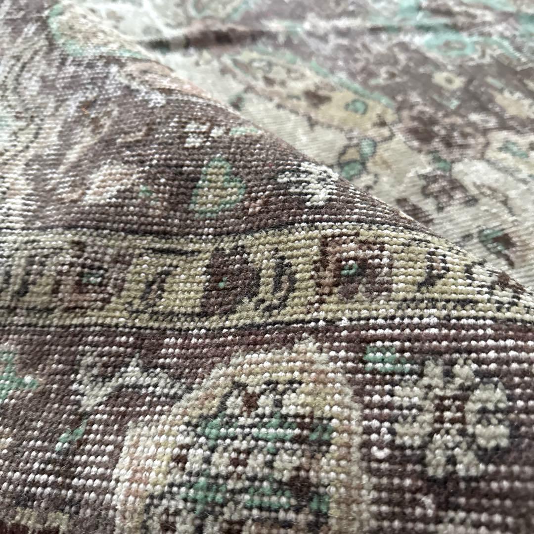 超大判163×263メダリオン　王道ボタニカル　トルコヴィンテージラグ