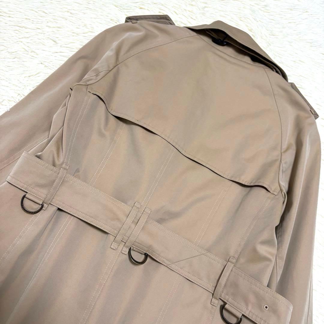 バーバリーロンドン ライナー付トレンチコートチェック ベージュ　メガチェック　M