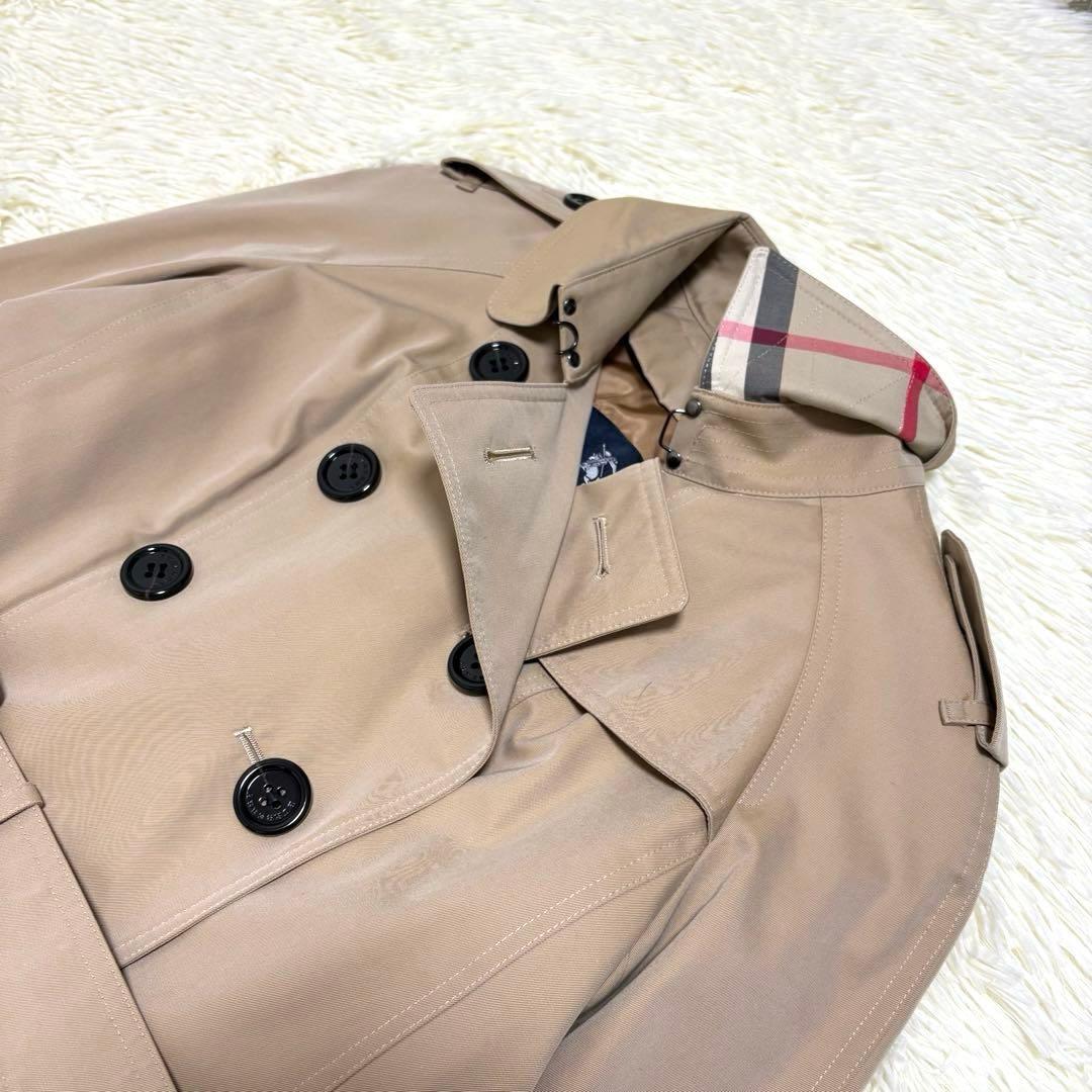 バーバリーロンドン ライナー付トレンチコートチェック ベージュ　メガチェック　M