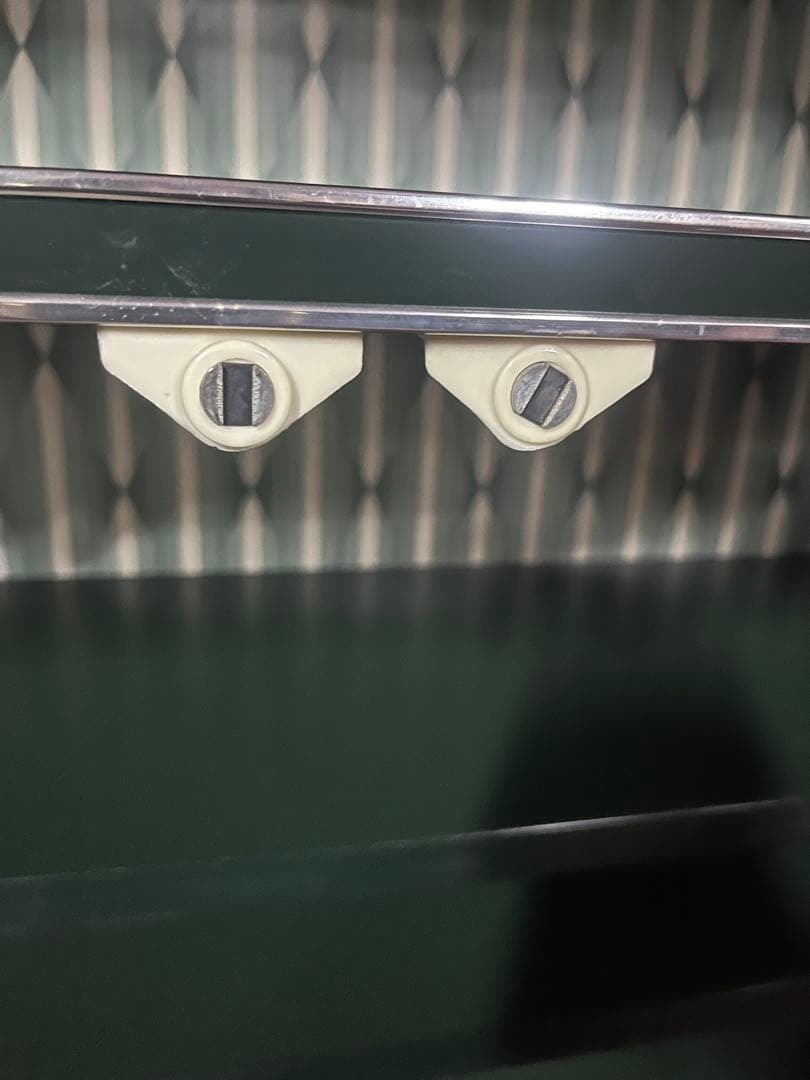 アーチ型 食器棚 レトロポップ 飾り棚 インテリア 昭和レトロ 当時物 緑