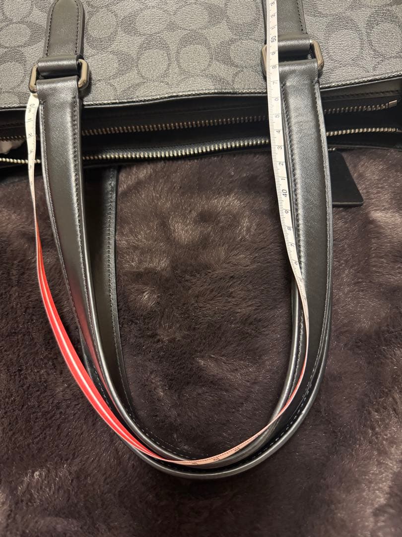 COACHトートバック 2way ショルダー シグネチャー キャンバス