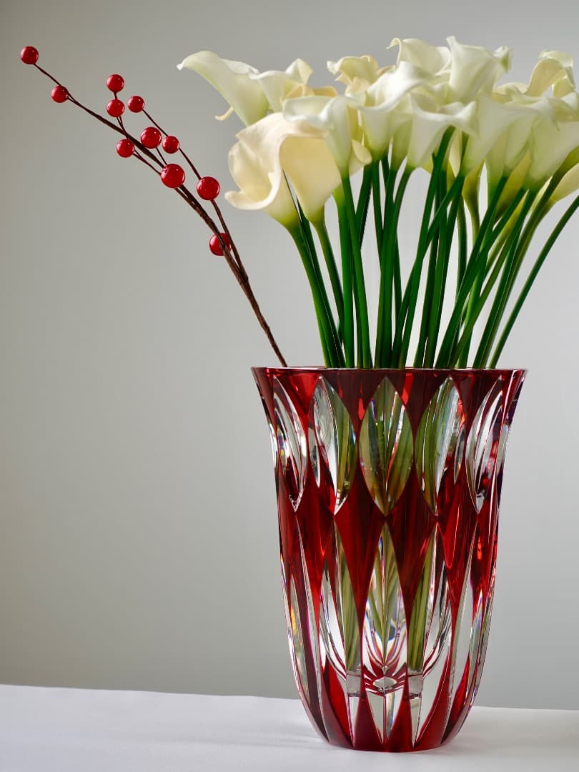 HERMES Saint Louis サンルイ 花瓶 ベース 23cm 希少