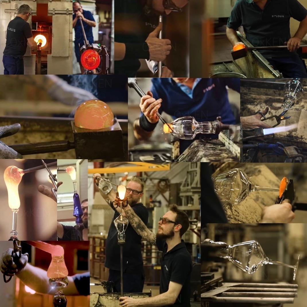 HERMES Saint Louis サンルイ 花瓶 ベース 23cm 希少