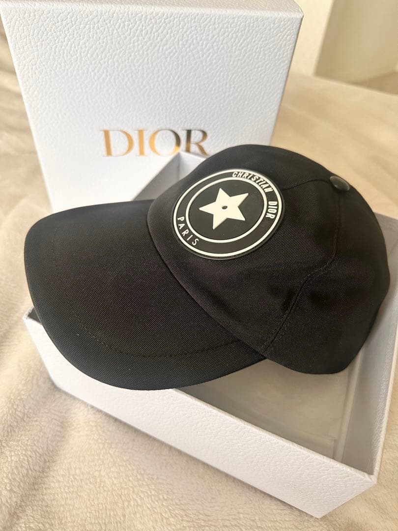 Christian Dior ブラック ベースボールキャップ