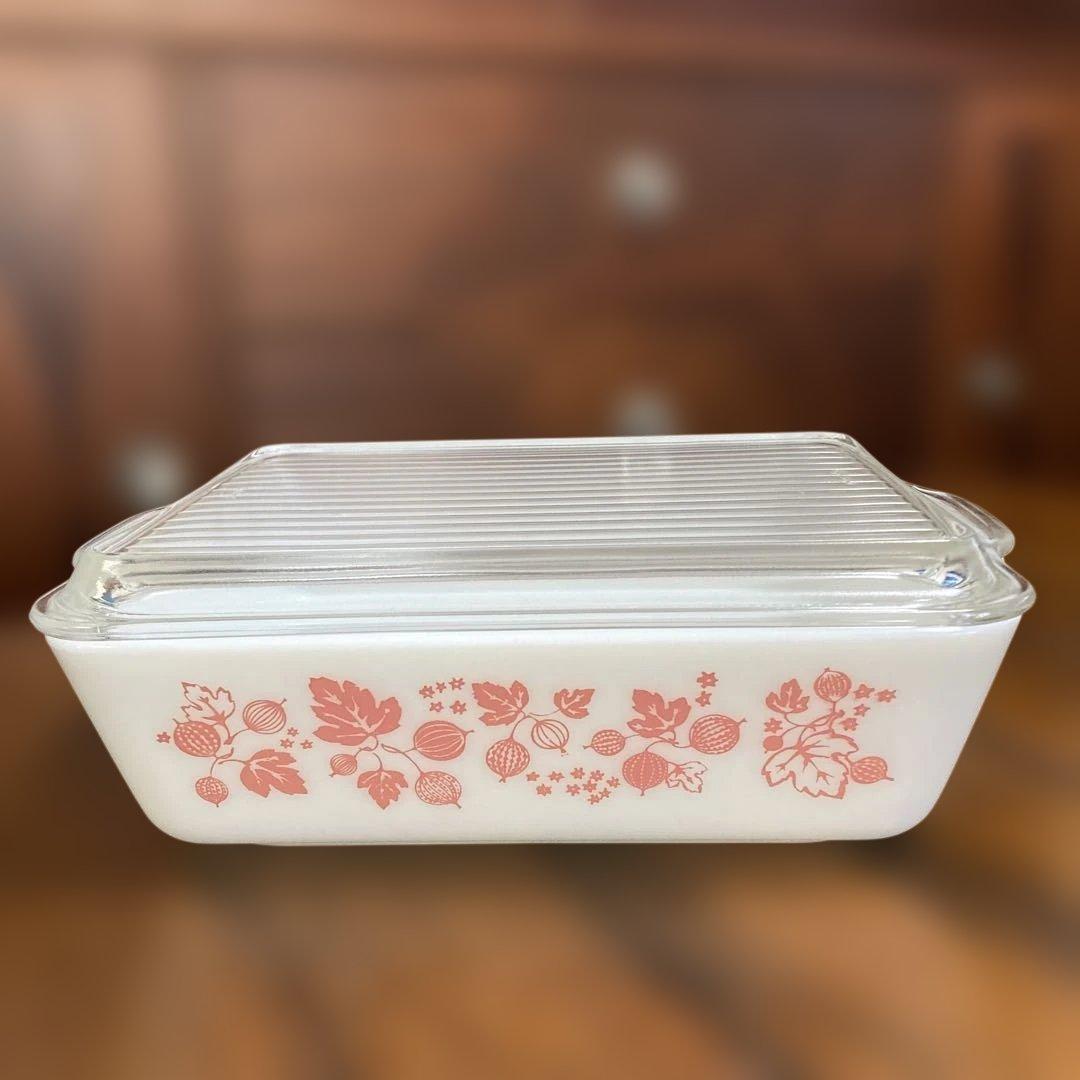 Pyrex オールドパイレックス　グーズベリー　グースベリー　レフリジレーター