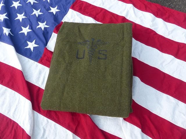 米軍実物　デッド　USウールブランケット　メディカル　22