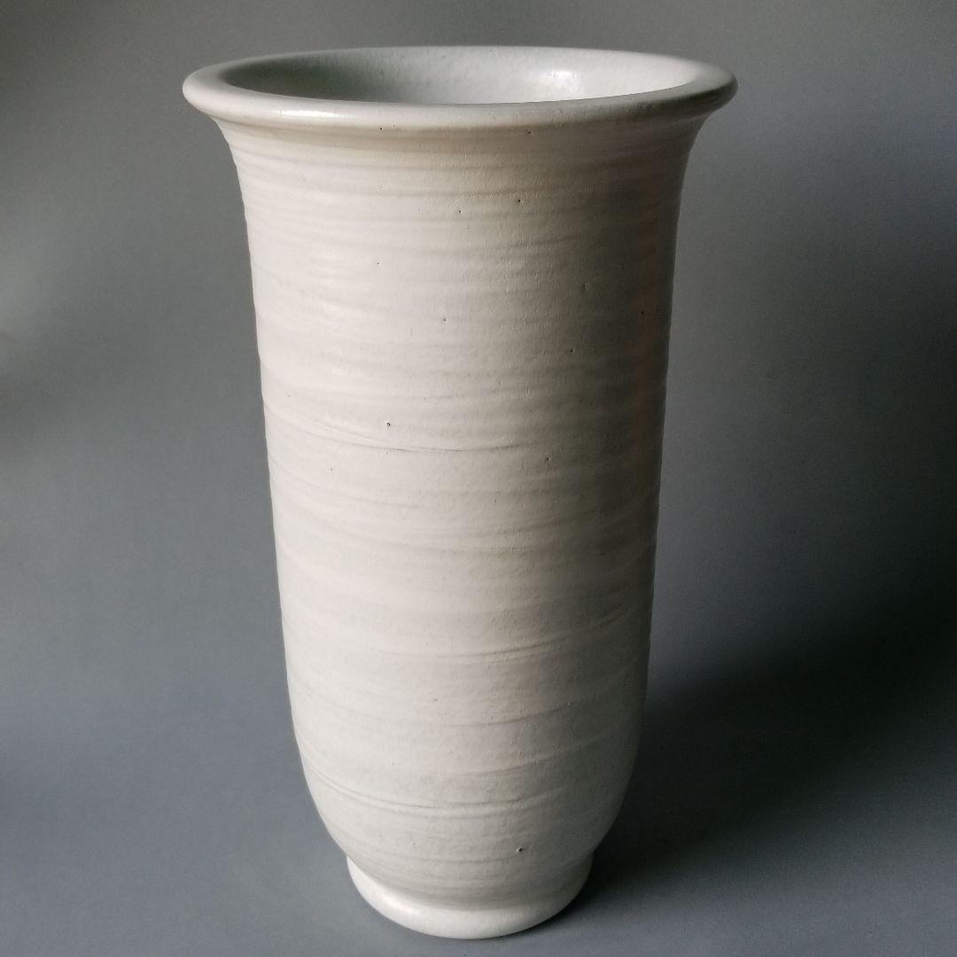 お値下げしました⤵信楽焼傘立て  ラッパ型千段 高さ４７cm