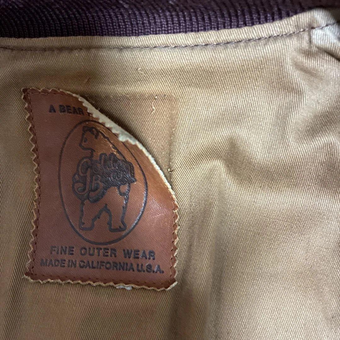 GOLDENBEAR ゴールデンベア レザー MA-1JKT